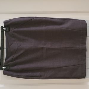 Dark gray pencil skirt